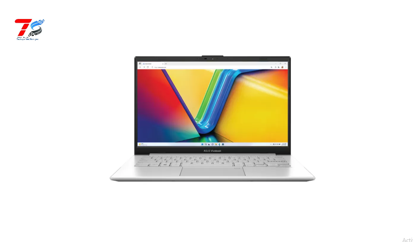 Laptop Asus Vivobook Go 14 E1404FA-NK177W (Ryzen 5 7520U | 16GB | 512GB | 14 inch FHD | AMD Radeon Graphics | W11H | Bạc)